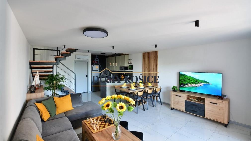 Na prenájom moderne zariadený 3 izbový, dvojpodlažný apartmán na Zemplínskej Šírave