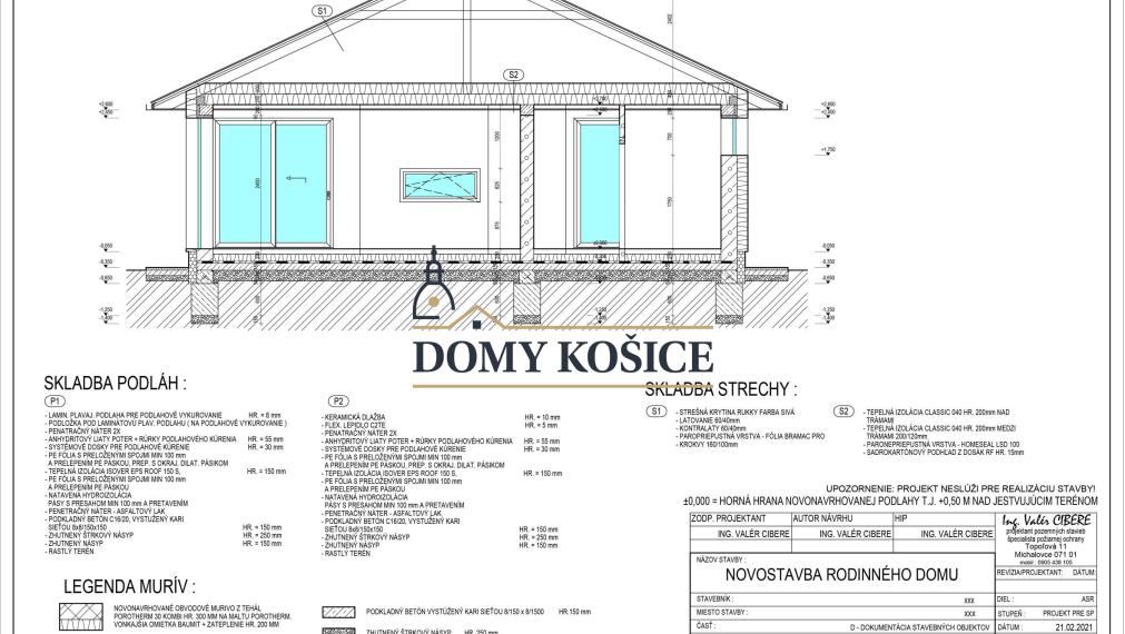 Novostavba rodinného domu. Rezidencia Hažín.